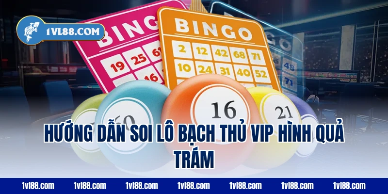 Hướng dẫn soi lô bạch thủ VIP hình quả trám